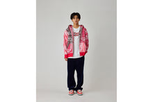 PAISLEY PATTERN SHARK FULL ZIP HOODIE