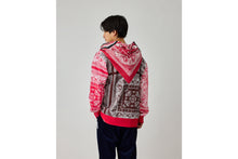 PAISLEY PATTERN SHARK FULL ZIP HOODIE