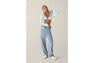 INDIGO STRAIGHT SWEAT PANTS