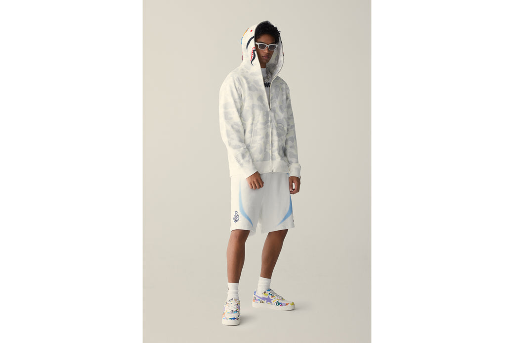 CITY CAMO SHARK REGULAR FIT FULL ZIP HOODIE | bape.com