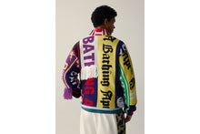 SCARF PATTERN REGULAR FIT TRACK JACKET
