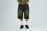 BAPE STA PATCH 13 OZ RELAXED FIT DENIM SHORTS