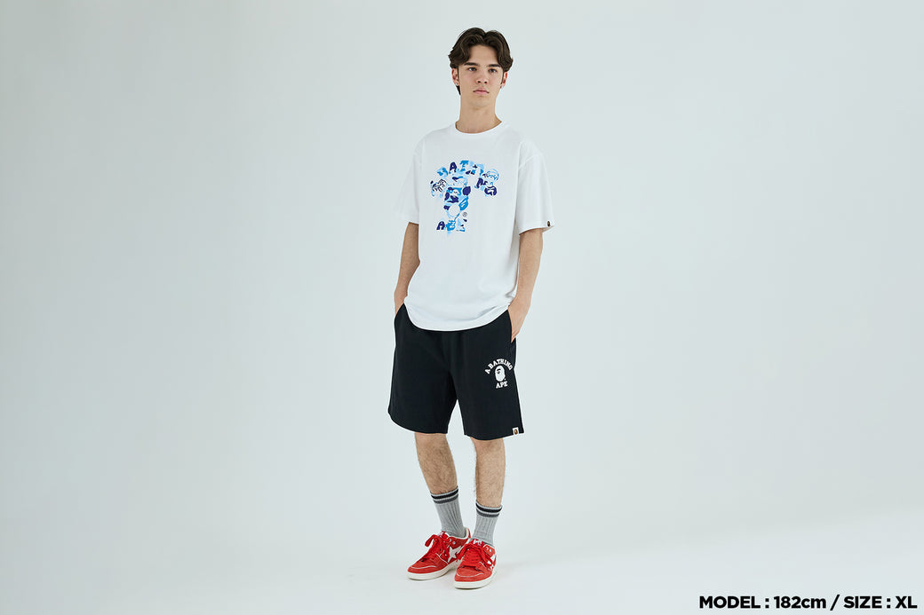 COLLEGE SWEAT SHORTS | bape.com