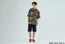 APE HEAD ONE POINT CAMO PATCHWORK SS SHIRT