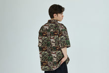 APE HEAD ONE POINT CAMO PATCHWORK SS SHIRT