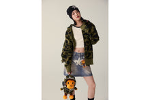 FAKE PRINT MULTI LOGO DENIM SKIRT