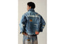 FAKE PRINT TRUCKER JACKET