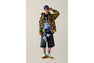 COLOR CAMO TIE DYE DESTROYED MULTI LOGO RELAXED FIT TEE