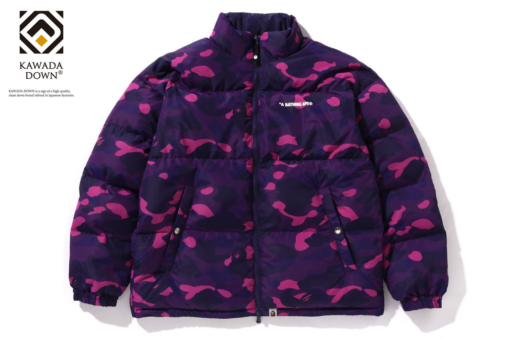 Bape camo puffer jacket hotsell