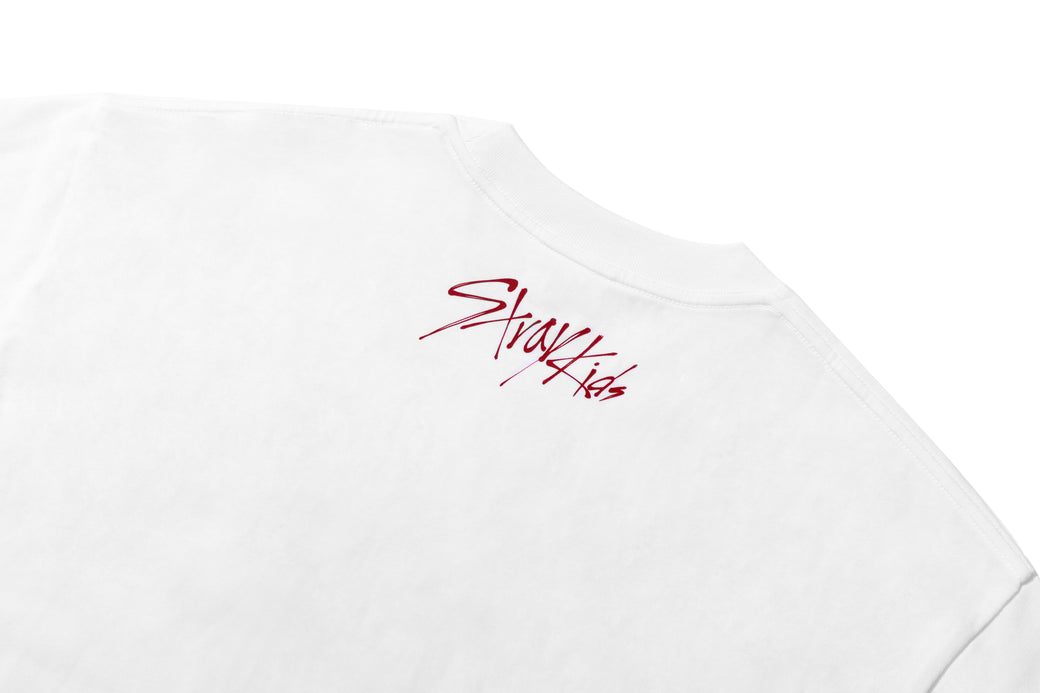 BAPE X STRAY KIDS 】LEEBIT COLLEGE TEE | bape.com