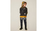 LEATHER JACKET PRINT SHARK PULLOVER HOODIE