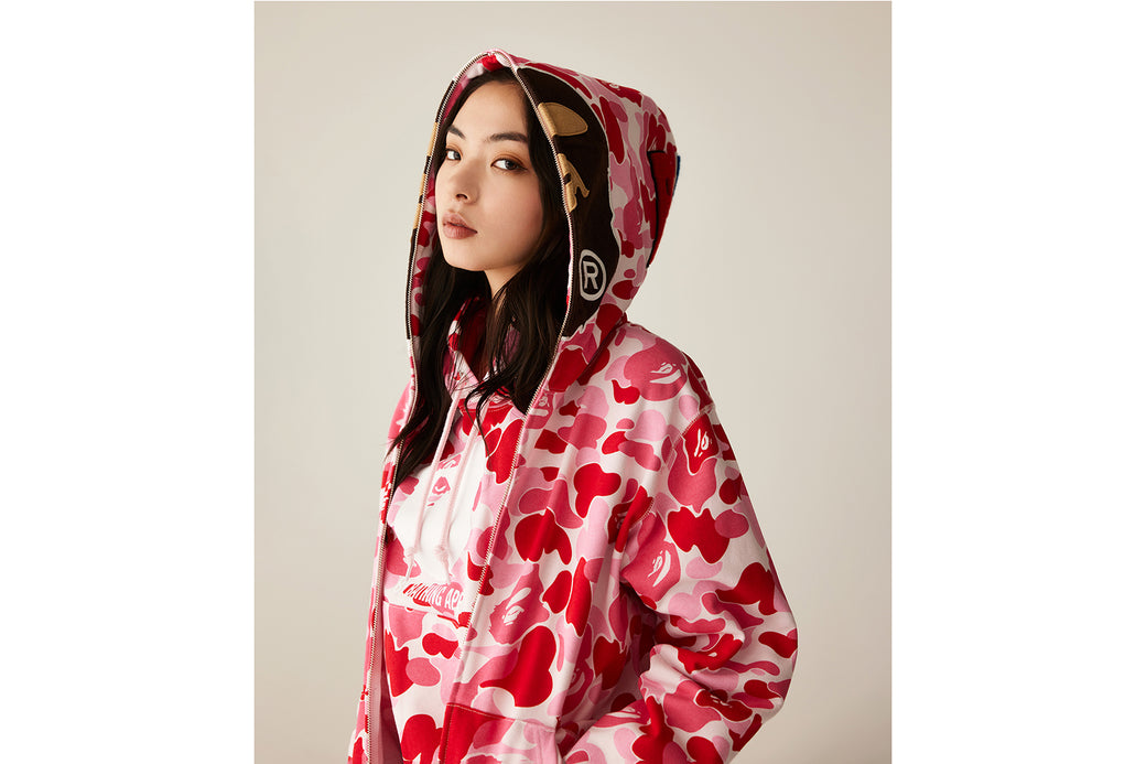 ABC CAMO 2ND APE FULL ZIP HOODIE | bape.com