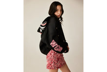 WILD LEOPARD PATTERN SWEAT SKIRT