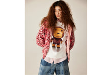 WILD LEOPARD PATTERN MILO SHARK FULL ZIP HOODIE