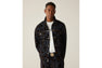 CAMO FLOCKED RELAXED FIT 13 OZ DENIM PANTS