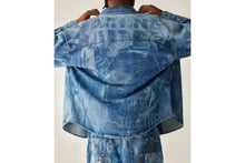 OVERALL LASERED DENIM LS SHIRT