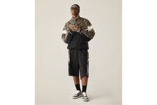 WILD LEOPARD PATTERN RELAXED FIT TRACK JACKET