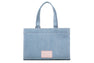 BAPY LOGO EMBOSSED DENIM TOTE