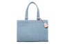 BAPY LOGO EMBOSSED DENIM TOTE