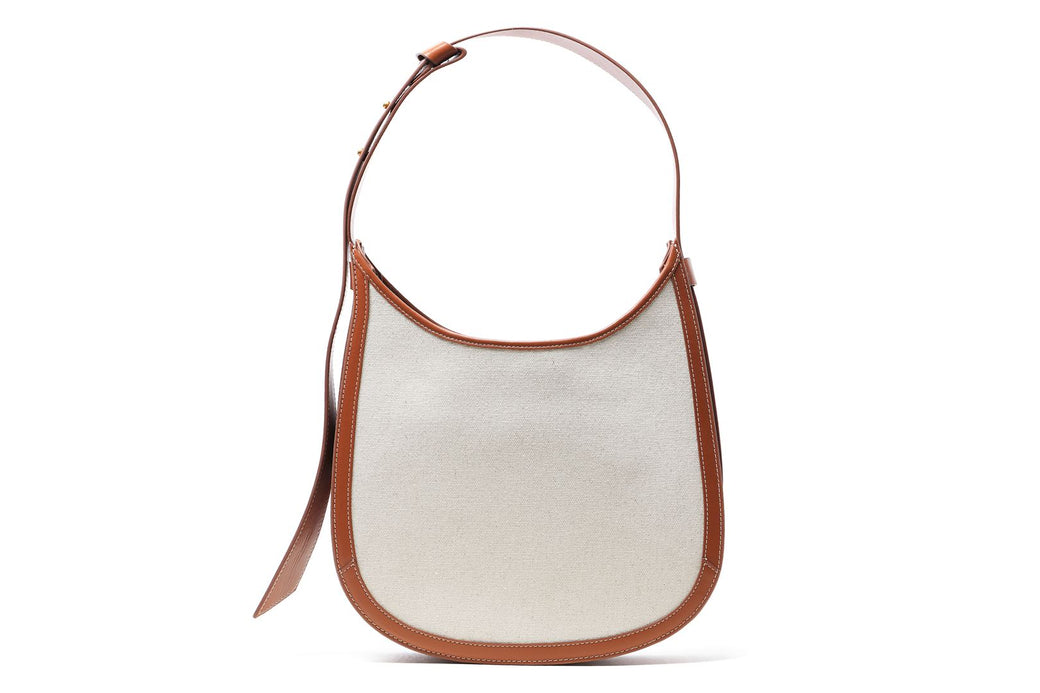 BAPY LEATHER-TRIM CANVAS HOBO | bape.com