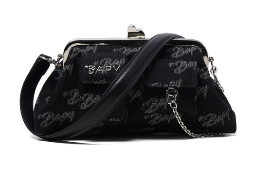 BAPY MONOGRAM CLASP BAG