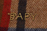 BAPY CHECKED TOTE