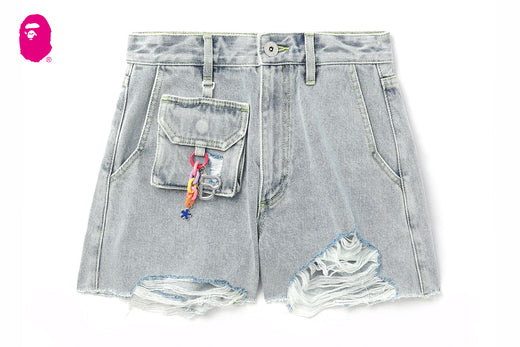 BAPY DISTRESSED SHORTS