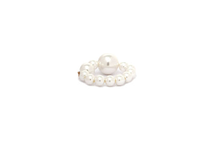 BAPY LOGO BEADED RING