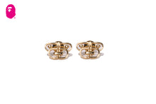 BAPY MINI LOGO EAR STUDS