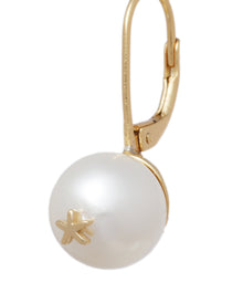 BAPY LOGO PEARL EAR STUDS