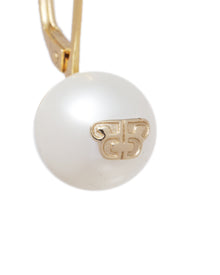 BAPY LOGO PEARL EAR STUDS