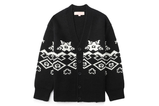 BAPY JACQUARD CARDIGAN