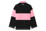 BAPY STRIPED POLO SWEATSHIRT