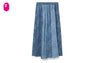 BAPY TWO-TONE DENIM SKIRT