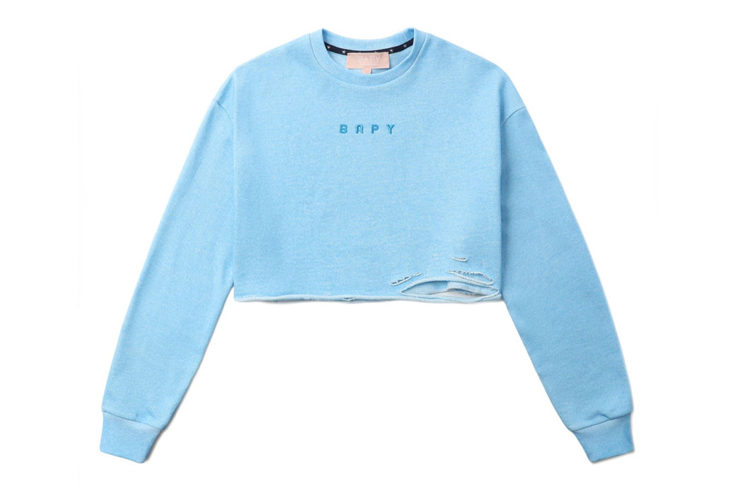 BAPY CROPPED SWEATSHIRT | bape.com
