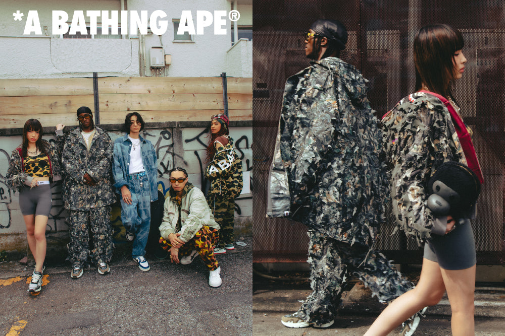 1ST CAMO ONE SHOULDER TOP | bape.com