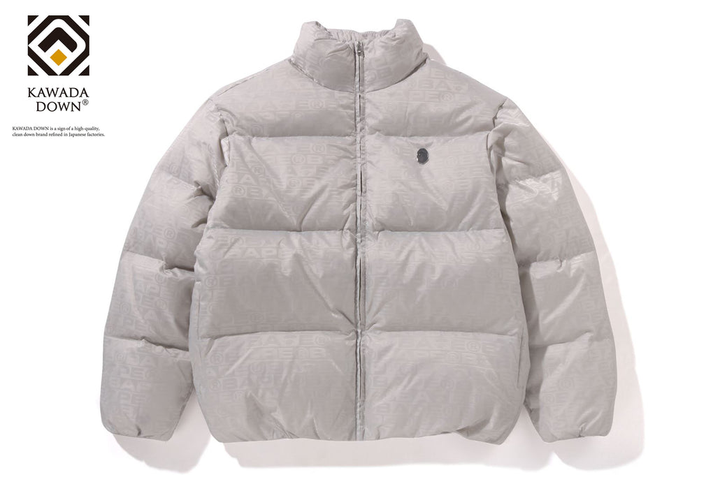 LUX SPORT PATTERN JACQUARD NYLON DOWN JACKET