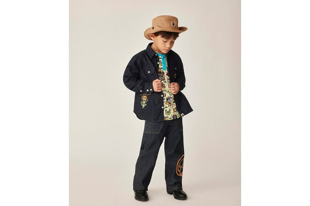 BABY MILO 10OZ DENIM PANTS | bape.com