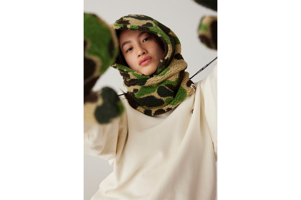 小物 ABC CAMO BOA SNOOD BAPE A BATHING APE ABC CAMO BOA SHARK RELAXED FIT FULL ZIP HOODIE MENS – us