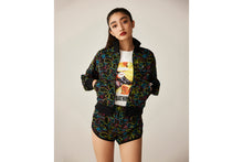 NEON CAMO JACQUARD TRACK JACKET