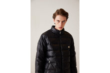 LINE CAMO DEBOSSED REGULAR FIT DOWN JACKET