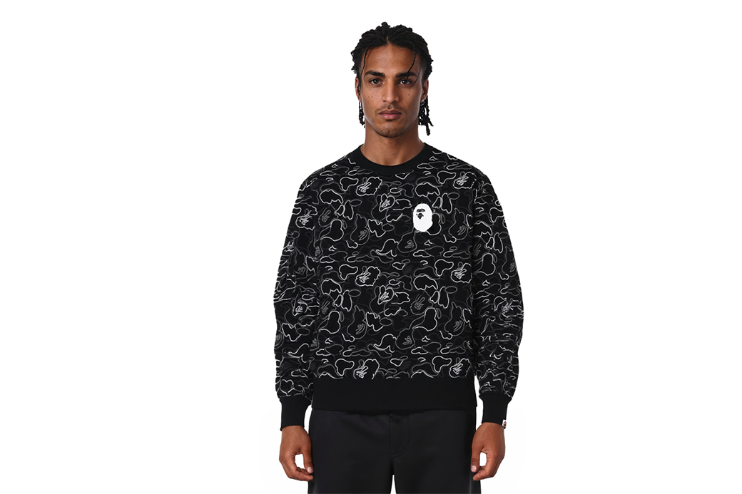 【A BATHING APE】2色展開 NEON CAMO CREWNECK SWEATSHIRT 001SWK801008_GRN_A_ce26a1b1-
