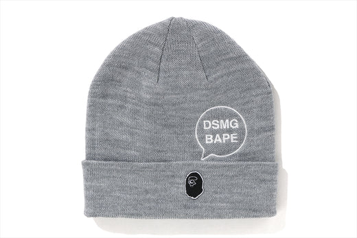 【 BAPE X DSMG 】KNIT CAP