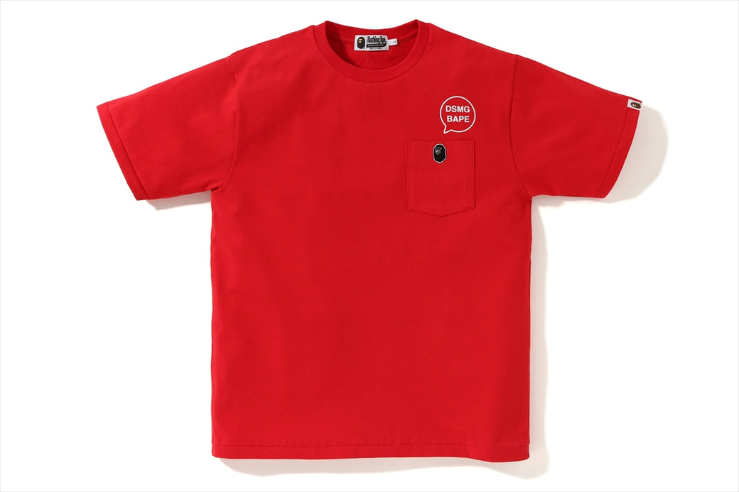 【 BAPE X DSMG 】POCKET TEE