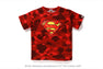 【 BAPE X DC 】SUPERMAN COLOR CAMO TEE