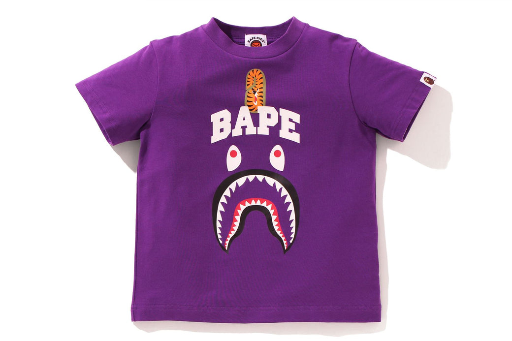 Bape shark tee purple online