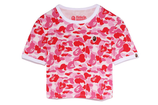 ONE POINT ABC CAMO TRIM TEE | bape.com