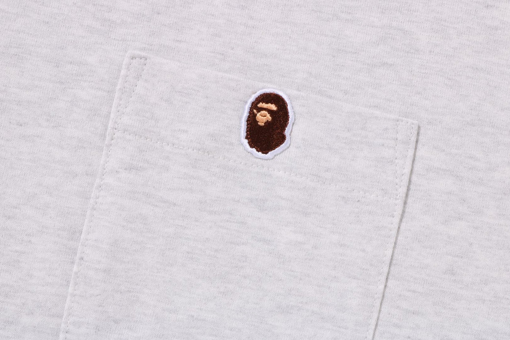APE HEAD ONE POINT RELAXED FIT POCKET TEE | bape.com
