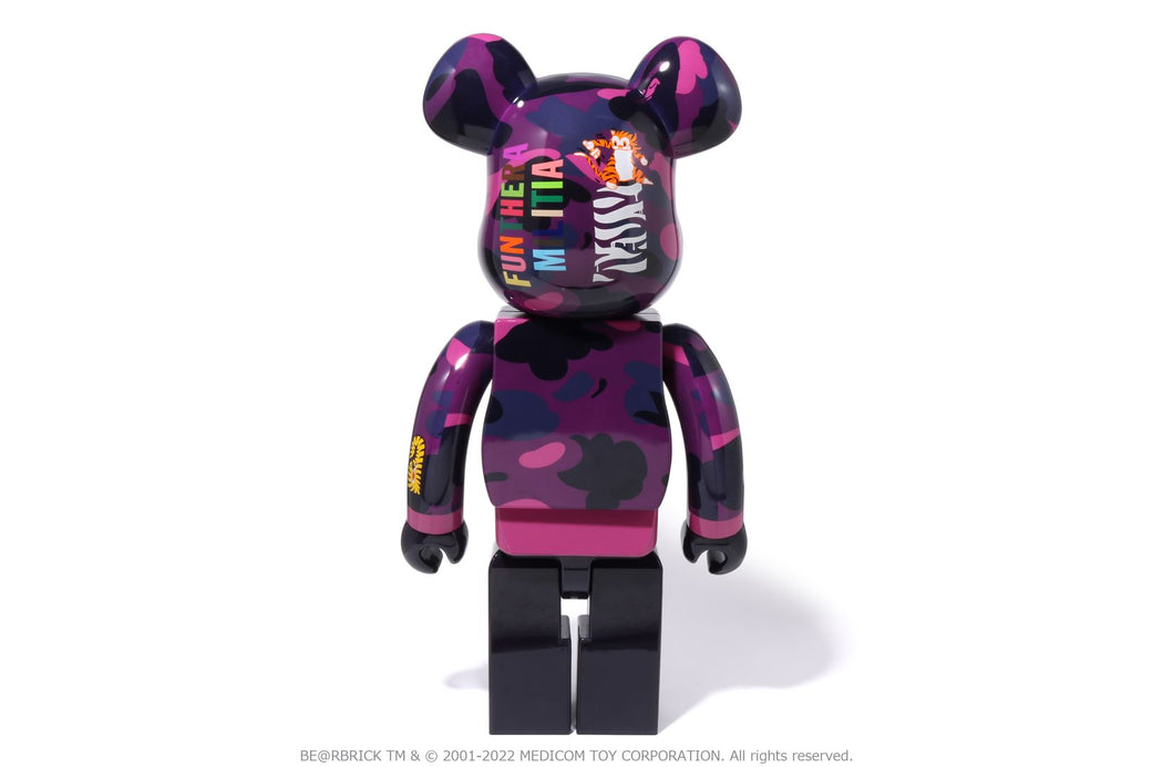 エンタメ/ホビーBE@RBRICK BAPE(R)CAMO TIGER 1000% PURPLE - その他