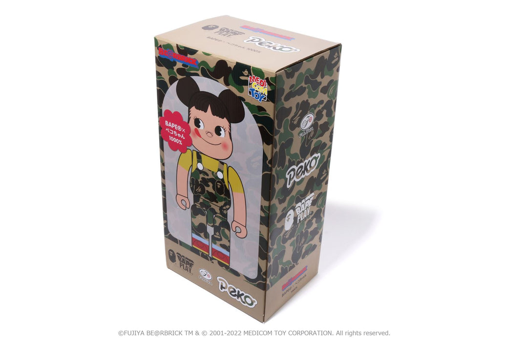 BAPE X FUJIYA 】ABC CAMO PEKO BE@RBRICK 1000% | bape.com